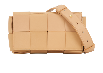 Cassette Belt Bag, &pound;395, Handbags, Beige, Leather, Front view